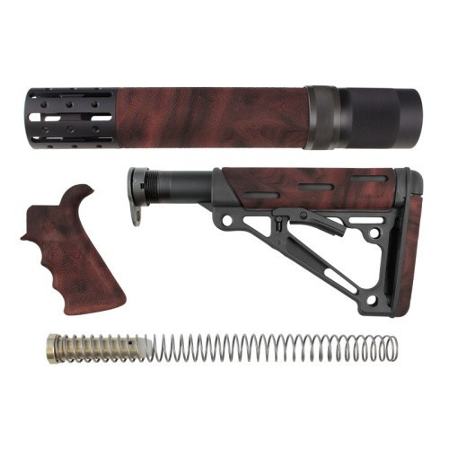 Hogue OverMolded Beavertail Grip, Rifle Length Forend