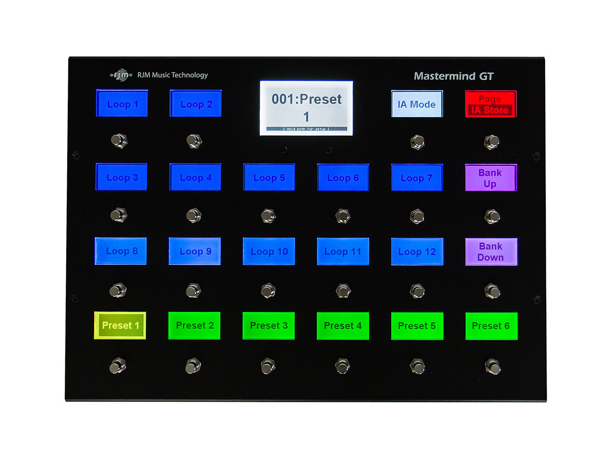 Buy the Mastermind GT/22 MIDI Foot Controller - RJM Music