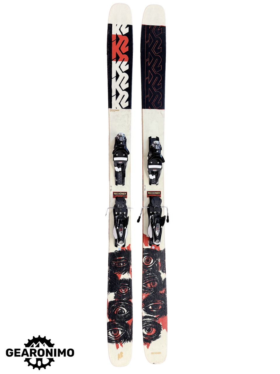 K2 Reckoner 112 underfoot (177cm) w/t Look SPX 12 Bindings