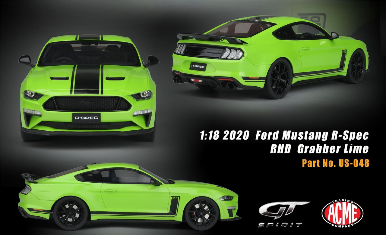 Acme Diecast GT Spirit 1:18 Resin 2020 Ford Mustang R-Spec - RHD