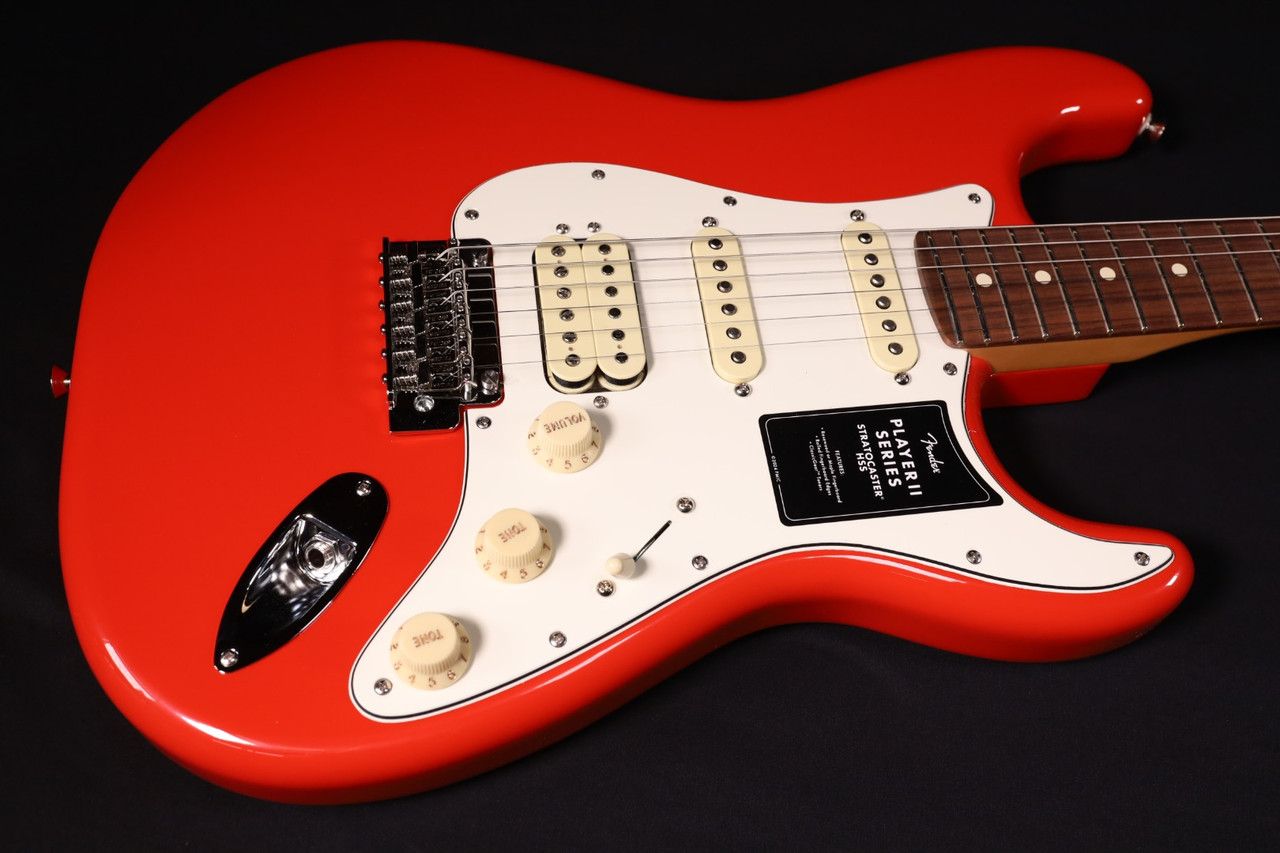 Fender Player II Stratocaster HSS Rosewood Fingerboard Coral Red