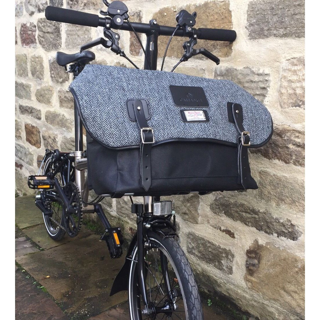 Carradice Stockport City Folder Harris Tweed - British Bicycle Company