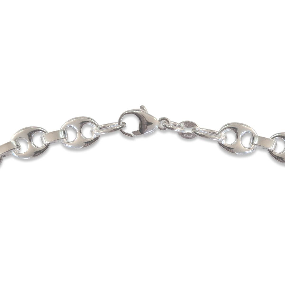 Wear Sterling Silver Anchor Chain Bracelet
