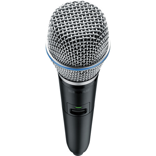 Shure GLXD2+/SM58=-Z3 Dual-Band Wireless Handheld Transmitter with