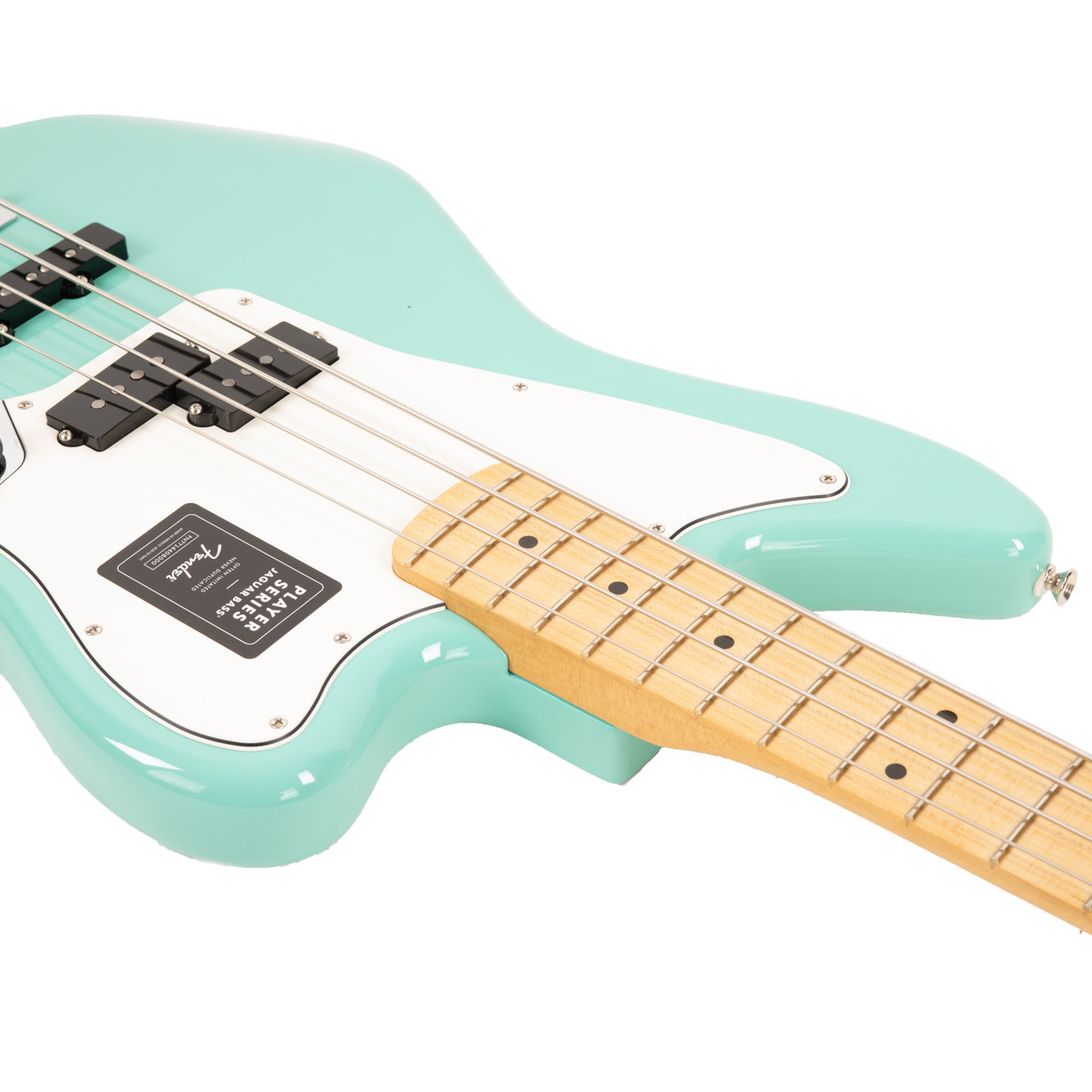 Fender Player Series Jaguar Bass Maple - Sea Foam Green | Cream