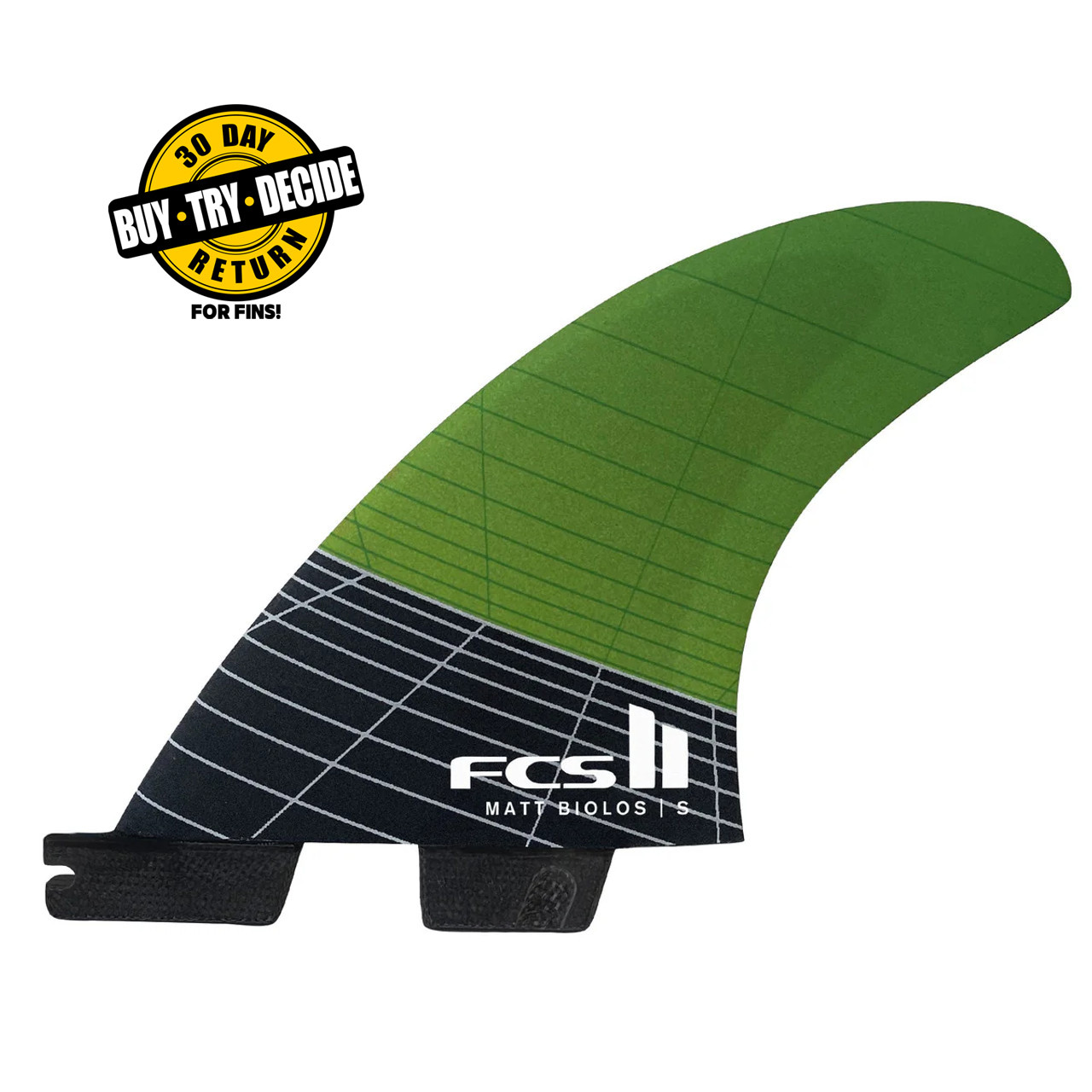 FCS II Matt Biolis MB 2025 Tri Fins - USEDSURF