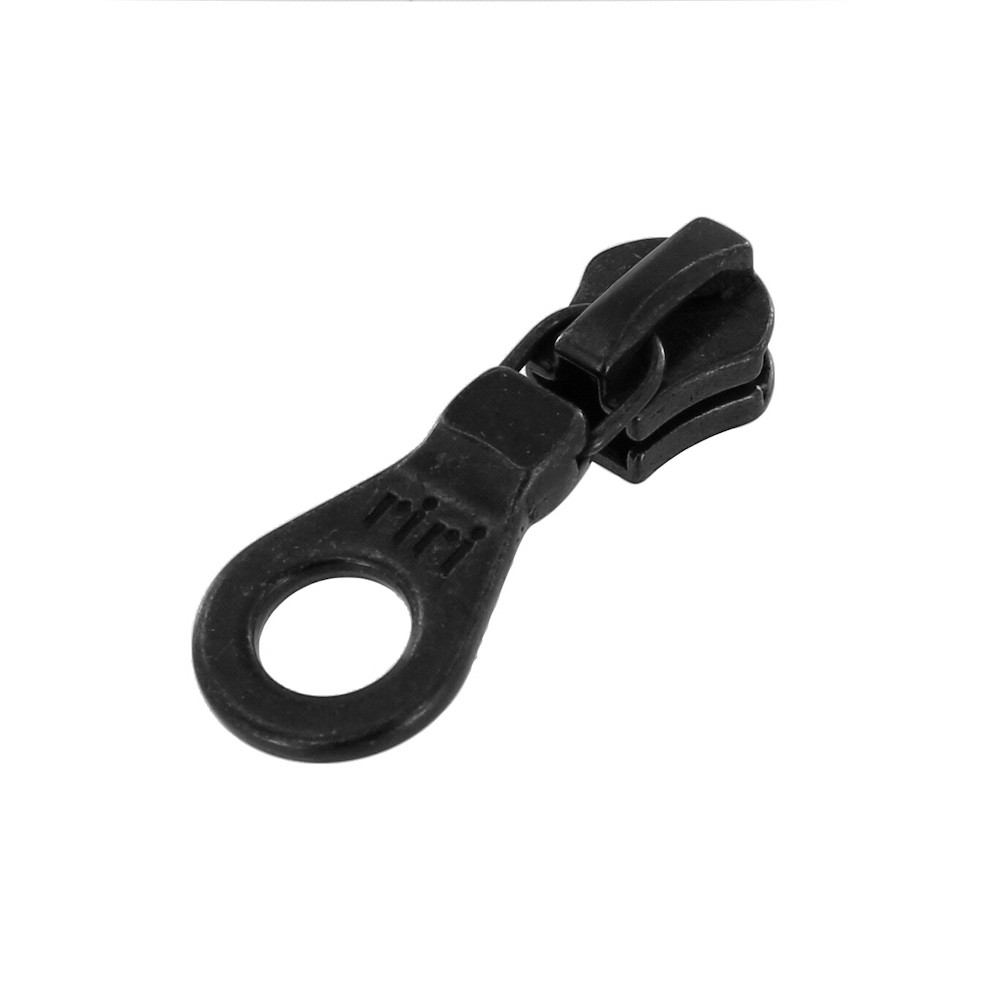 Riri KTA Zipper Pull, Black, Multiple Sizes - Buckleguy.com