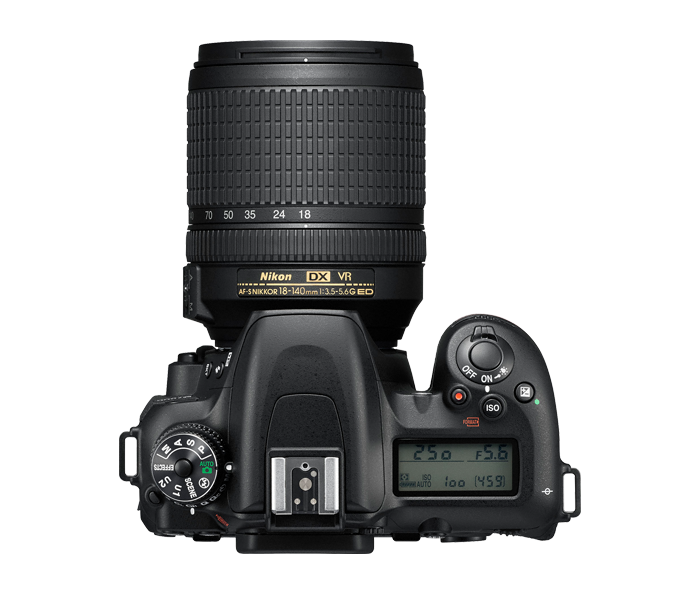 D7500 DX-format Digital SLR with 18-140mm VR Lens (Black