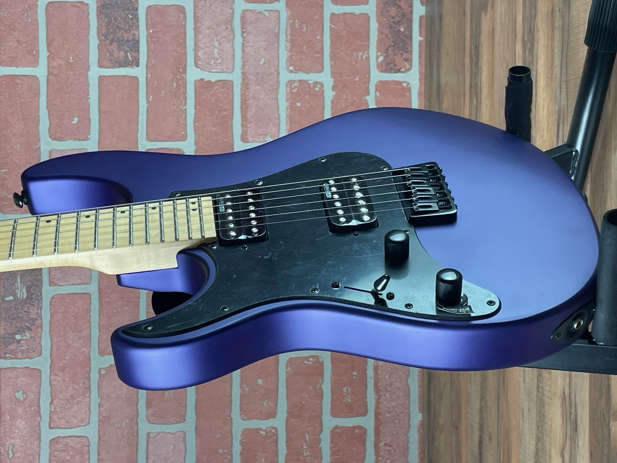 ESP LTD SN-200HT Dark Metallic Purple Satin LEFTY Electric Guitar