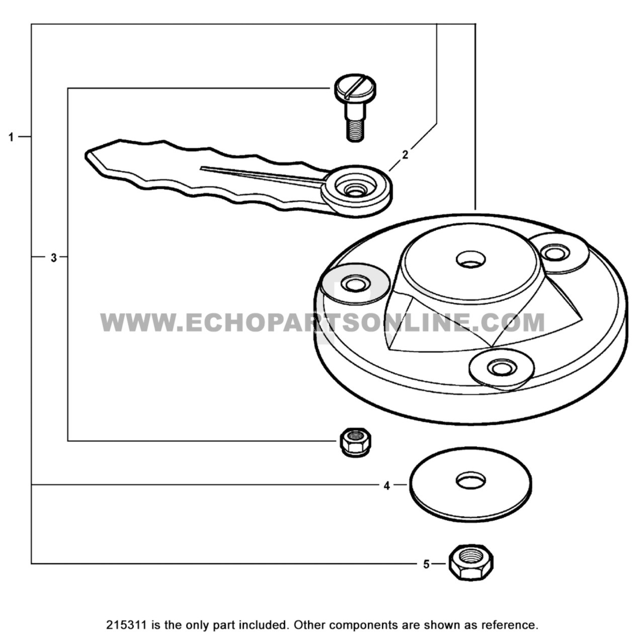 Echo GT 225 Brush Blade 215311 OEM | Genuine Part