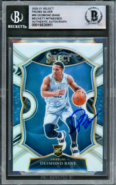 Desmond Bane Autographed 2020-21 Panini Chronicles Score Rookie