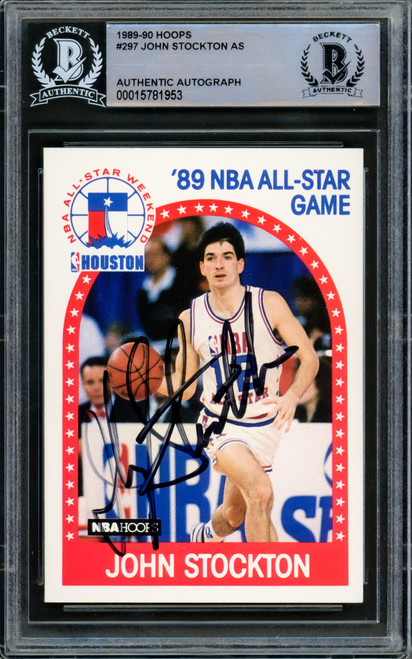 ストックトン John Stockton 8枚,25枚限定 サインカード 2枚