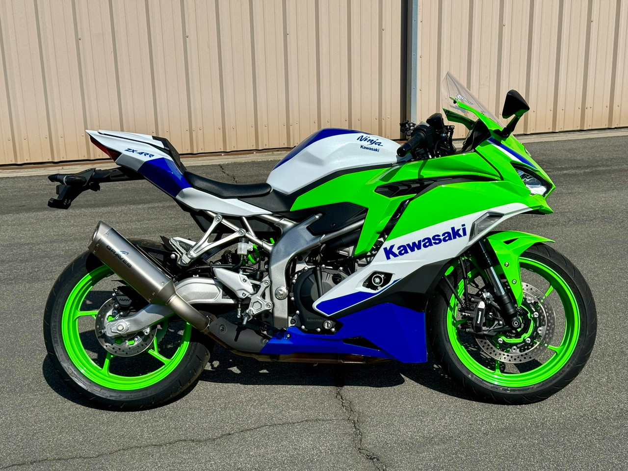 Kawasaki ZX-4RR ZX-4R Cat-Back Slip-on Titanium Exhaust
