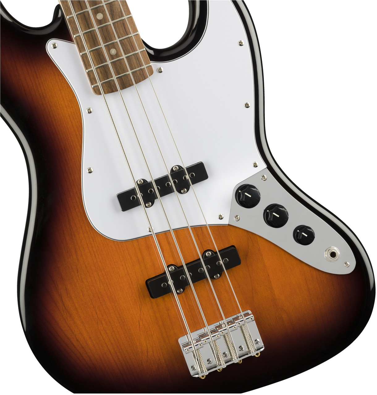 Squier AFFINITY SERIES™ JAZZ BASS® 2020 Brown Sunburst - Limelight