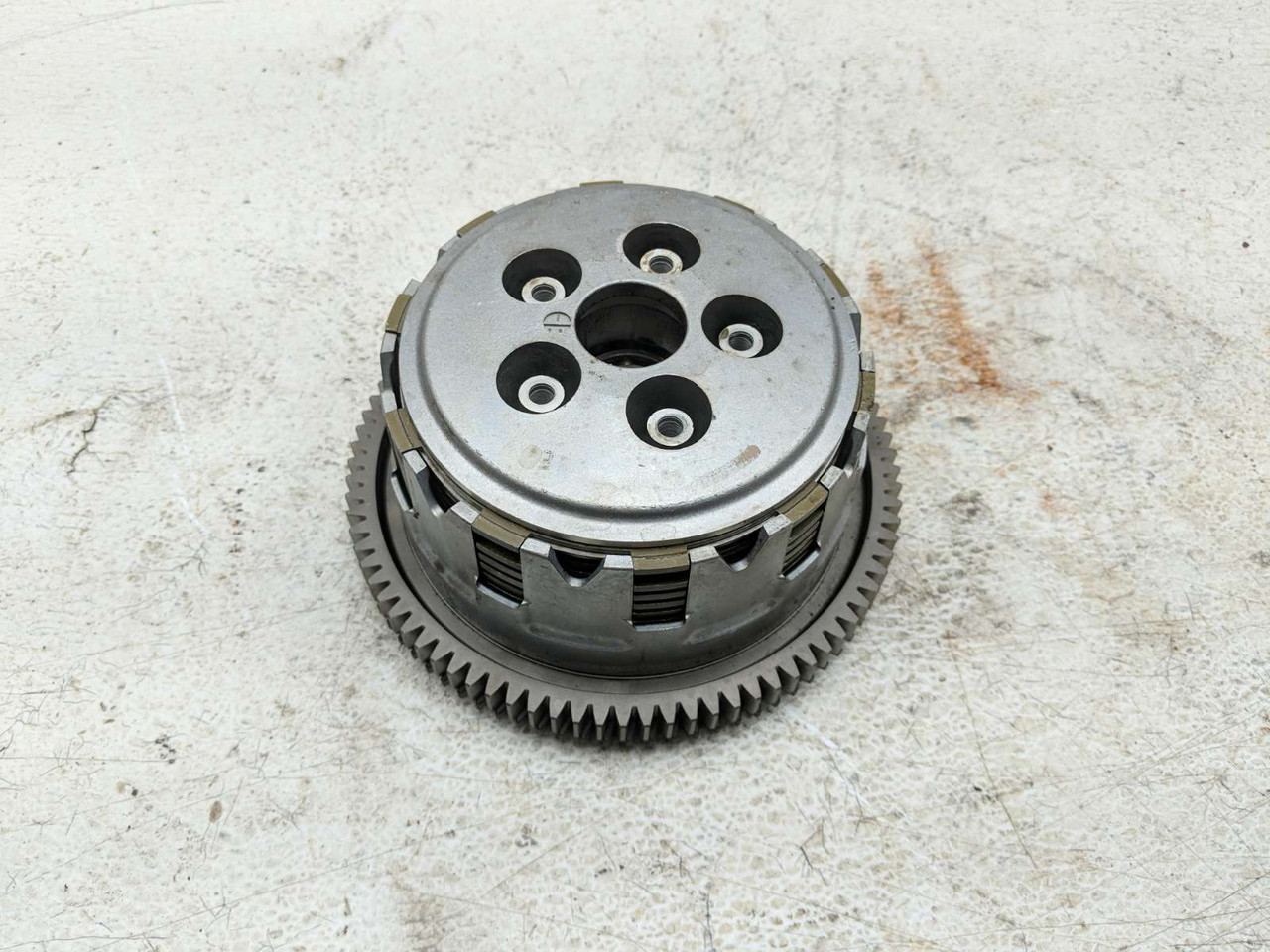 07-12 Triumph 675 Street Triple Clutch Basket With Plates - Sun