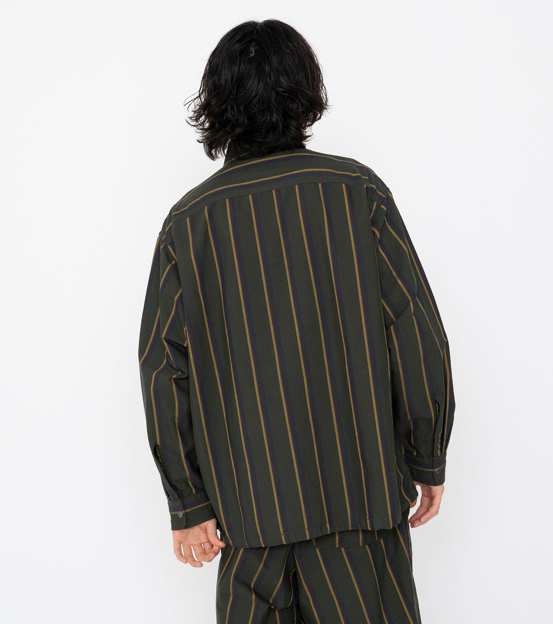 THE NORTH FACE PURPLE LABEL SHIRT Regimental Stripe Field Shirt