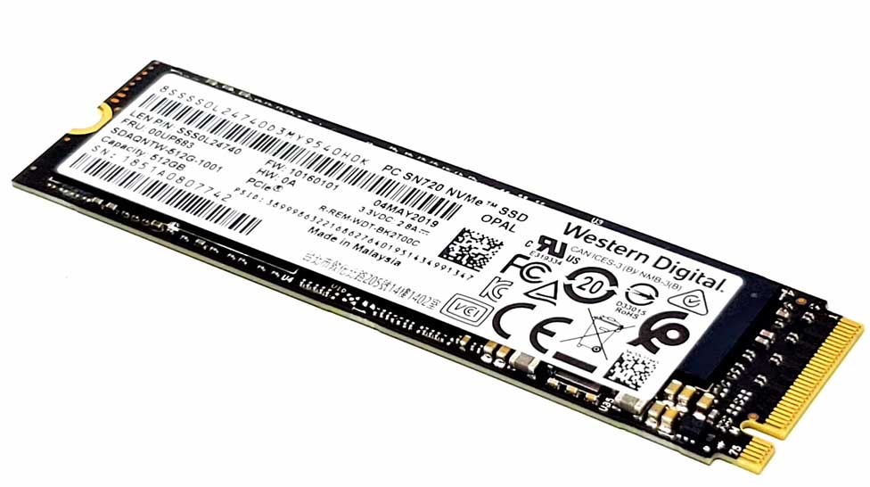 Western Digital SDAQNTW-512G-1001 - 512GB M.2 PCIe NVMe 2280 MLC