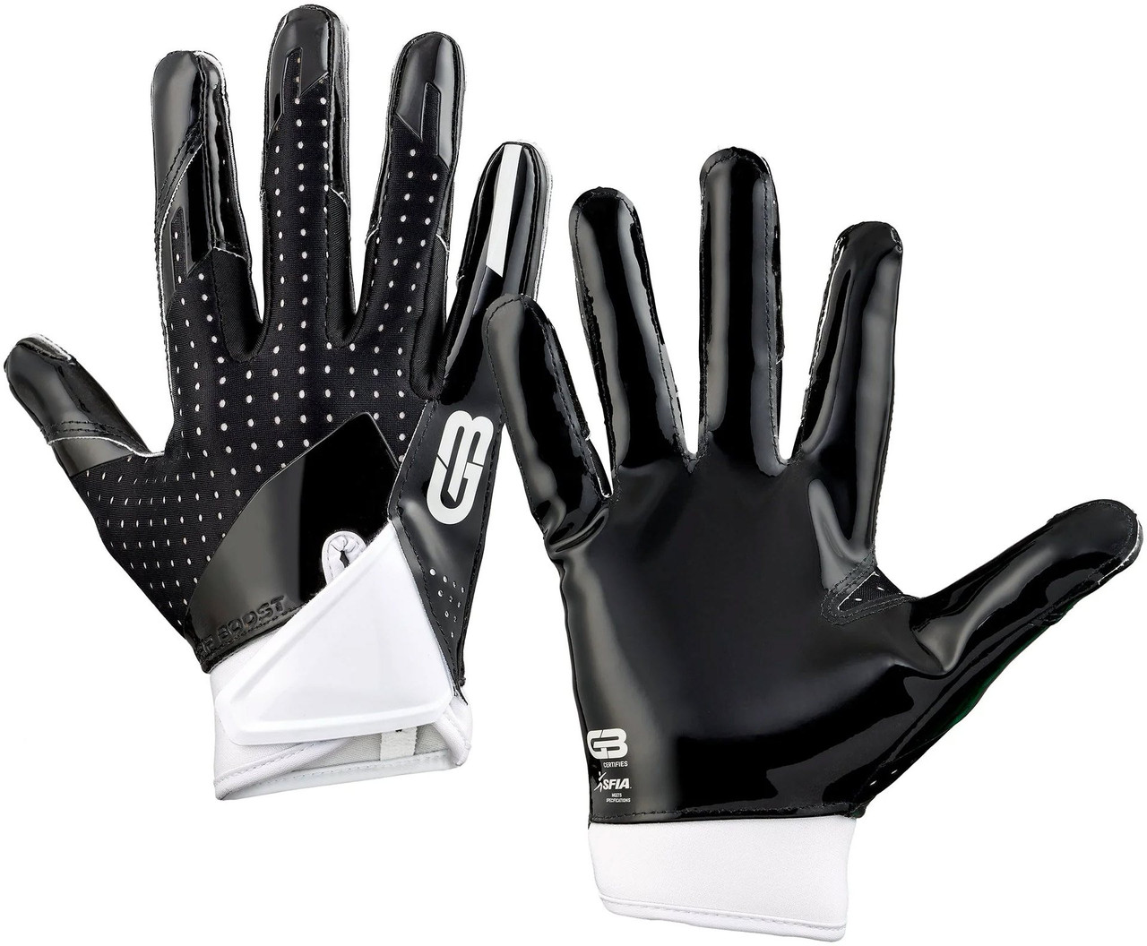 Grip Boost Stealth 5.0 Solid Color Adult Football Gloves - Sports