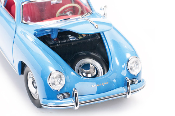 1957 Porsche 365A 1500 GS Carrera GT Coupe, Aquamarine Blue, Sun