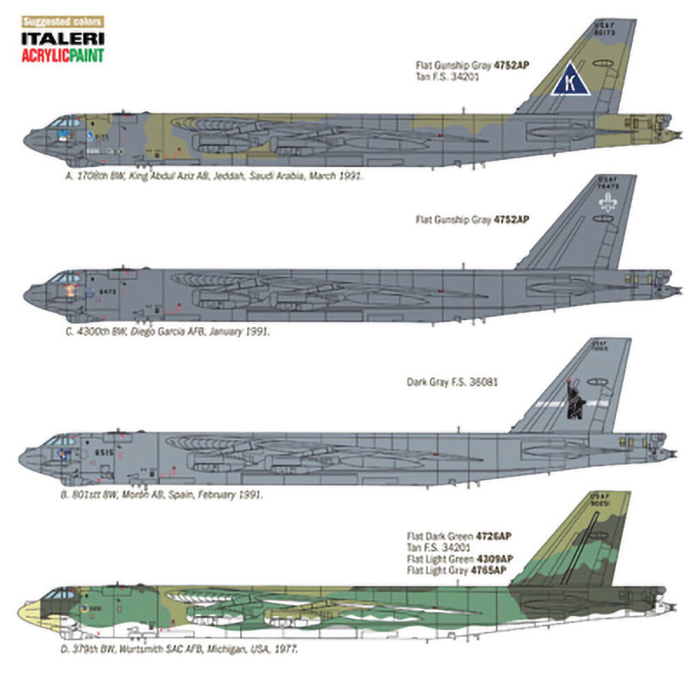 B-52G Stratofortress - Gulf War 1/72 Kit | Historic Aviation