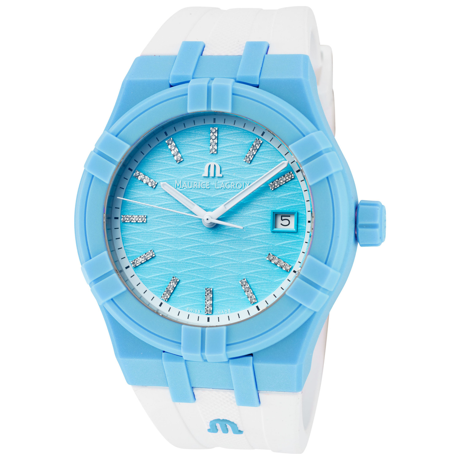 Maurice Lacroix Aikon Tide Quartz Blue Dial Men's Watch AI2008