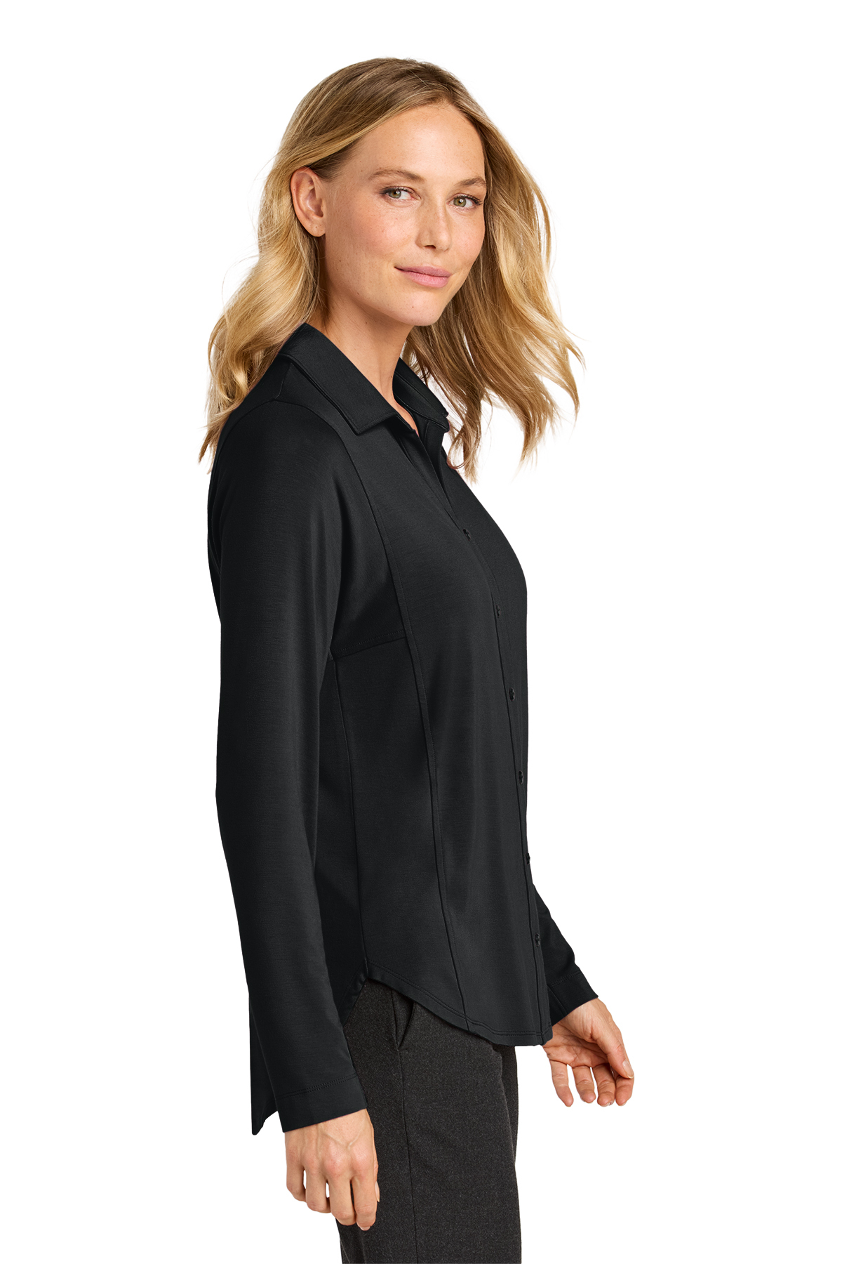 Port Authority Women's Luxe Knit Button Tunic | Product | Port