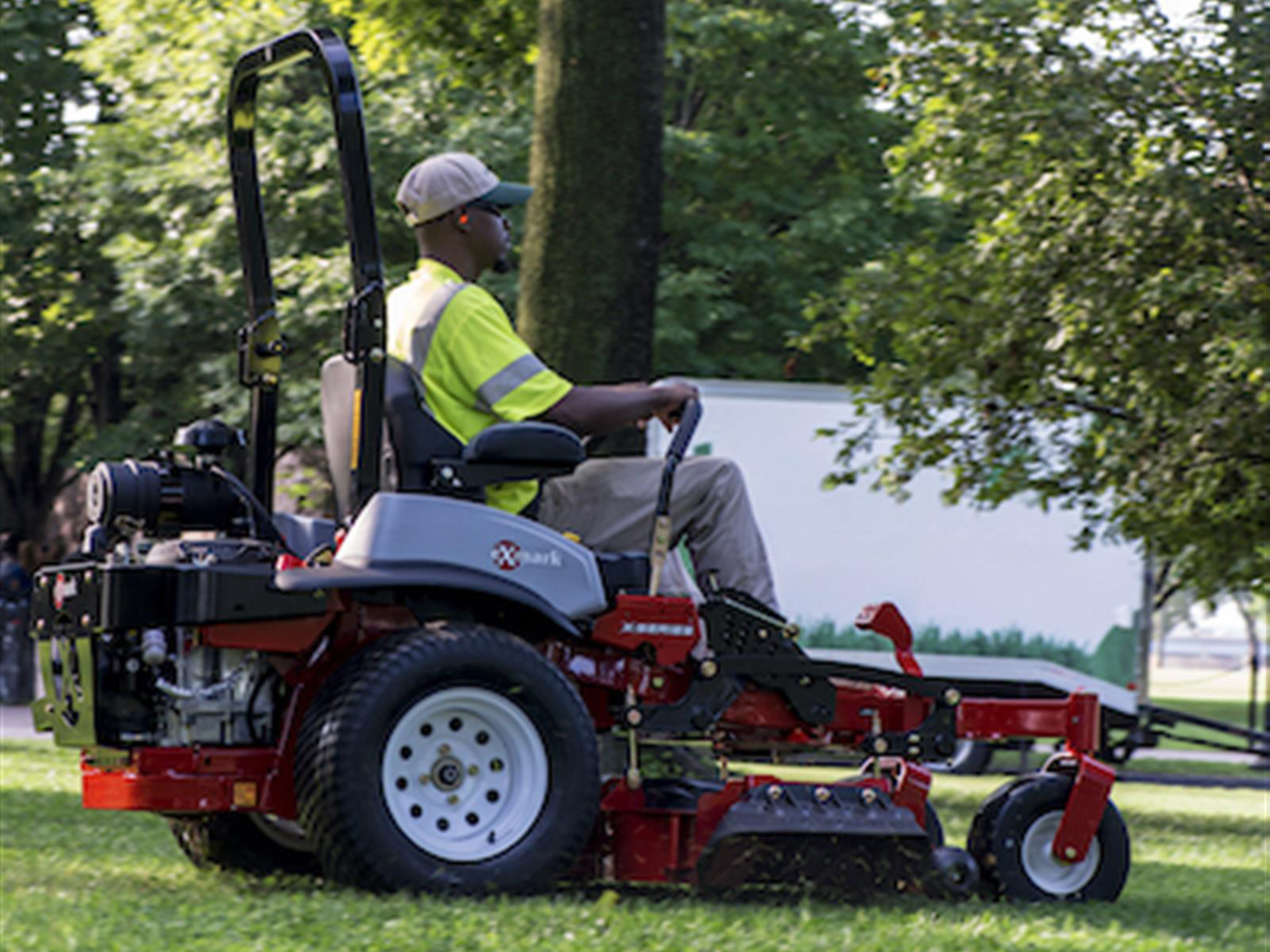 New 2024 Exmark Lazer Z X-Series 72 in. Kohler EFI 38 hp with RED