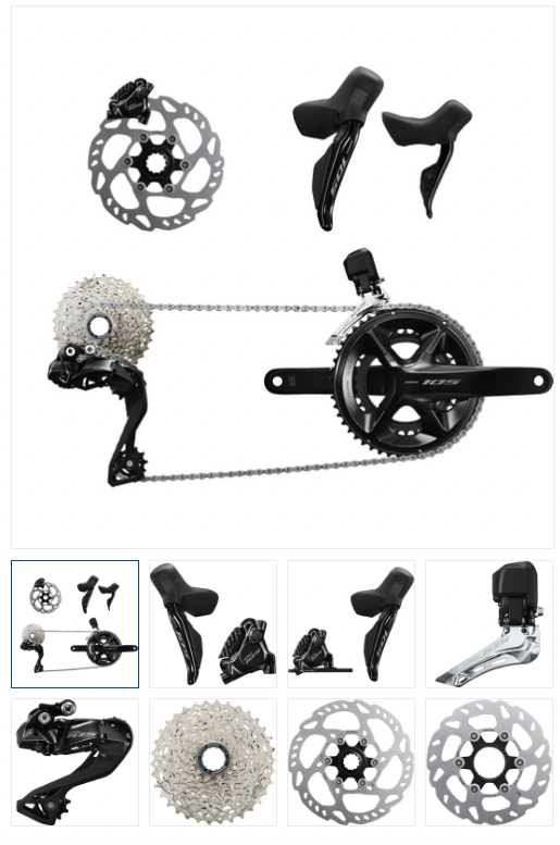 シマノ 105 Di2 R7170 初回キット Di2 / 油圧ディスクブレーキ用入荷