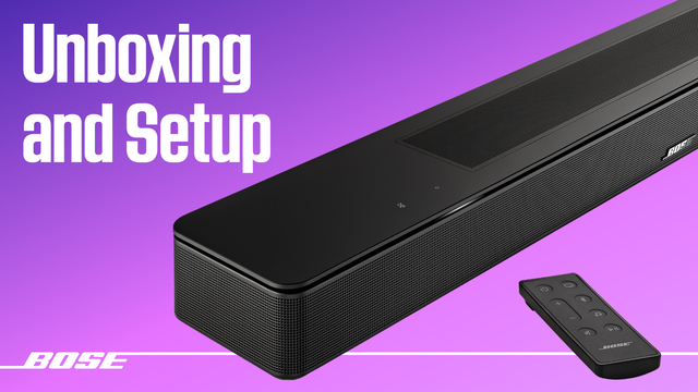 Smart Soundbar + Bass Module 500 + Surround Speakers | Bose