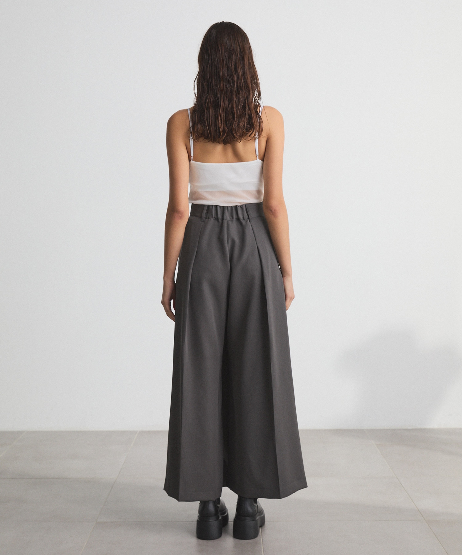 Cross Wrap Pants(1 DARK GREY): : ウィメンズ｜CITY TOKYO ONLINE STORE