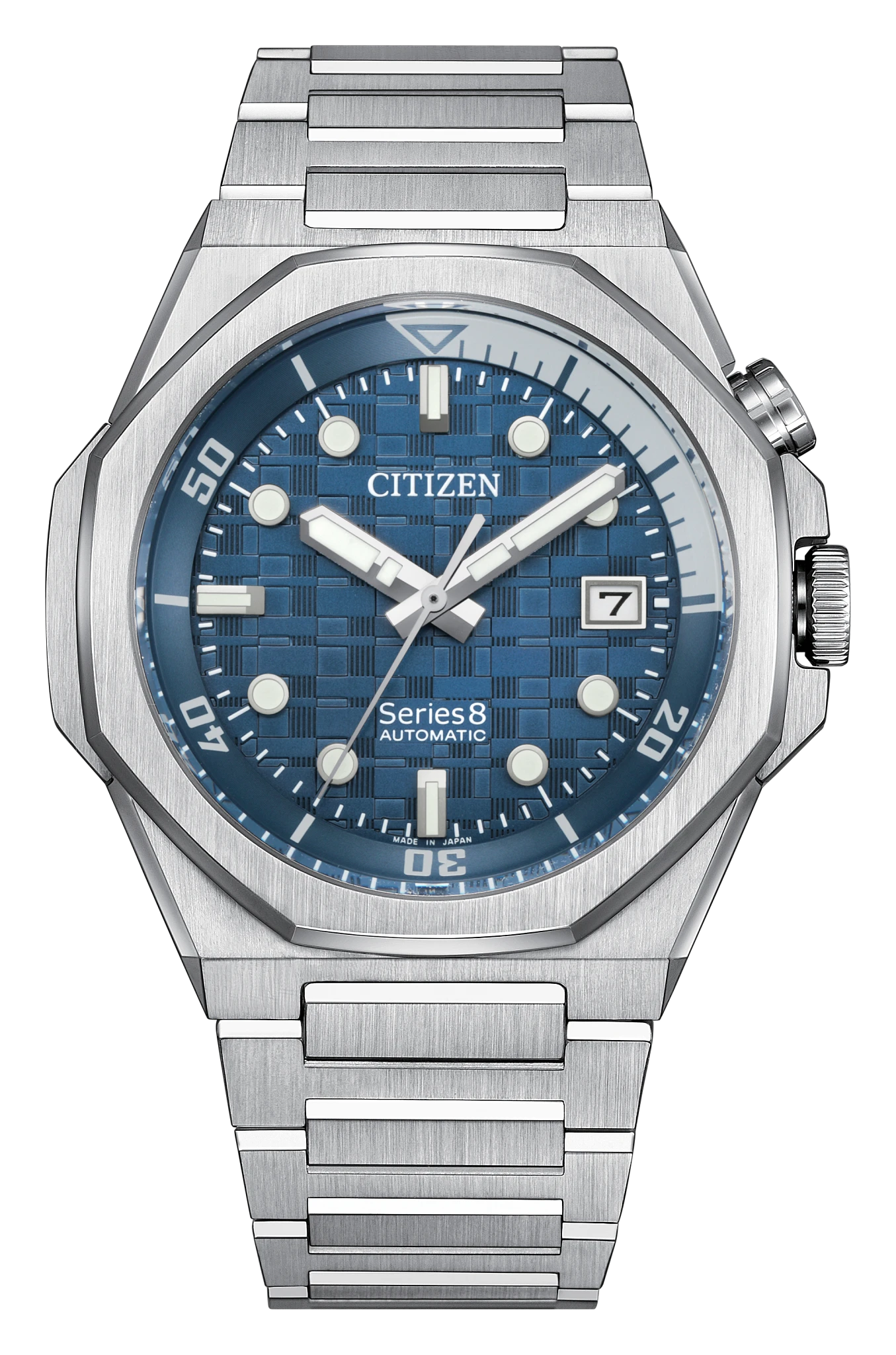 Series8 890 Blue Dial Stainless Steel Bracelet NB6060-58L | CITIZEN