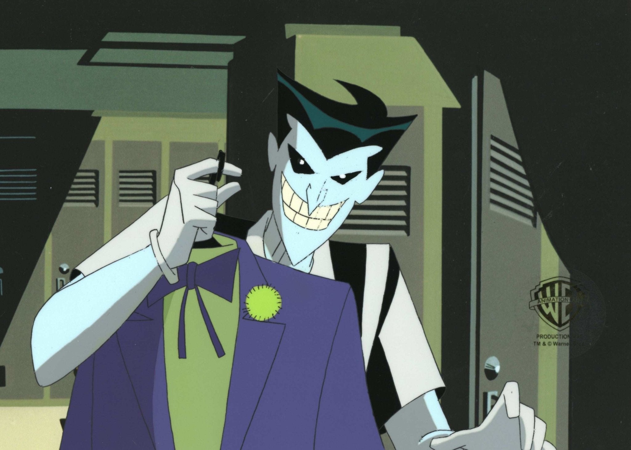The New Batman Adventures Original Production Cel With Matching