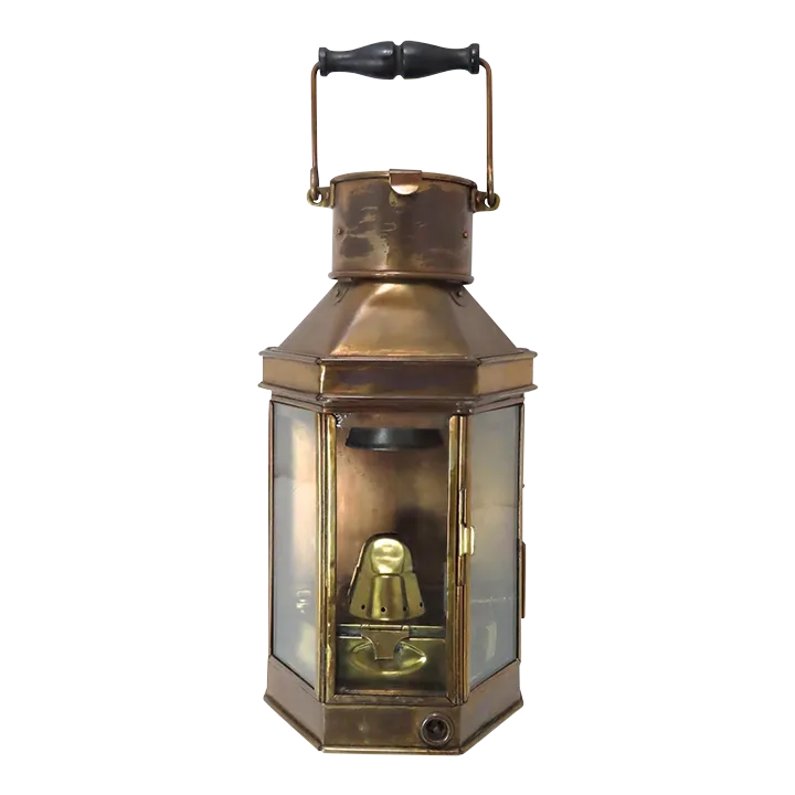 Authentic Vintage 1940s Grimley & Co. Birmingham Brass Ships Cabin