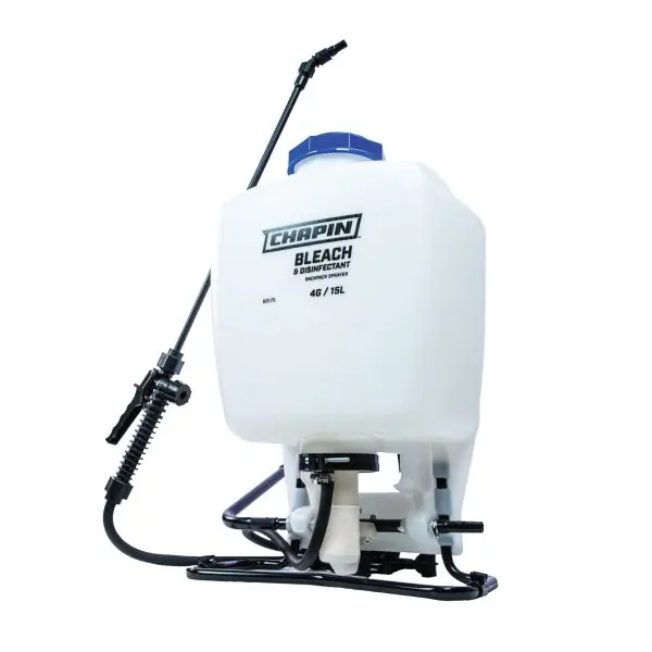 Chapin 60175 4 Gallon Manual Backpack Sprayer for Bleach