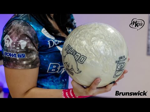 Brunswick Ivory Rhino Pro Pearl Bowling Ball – Advanced Flip