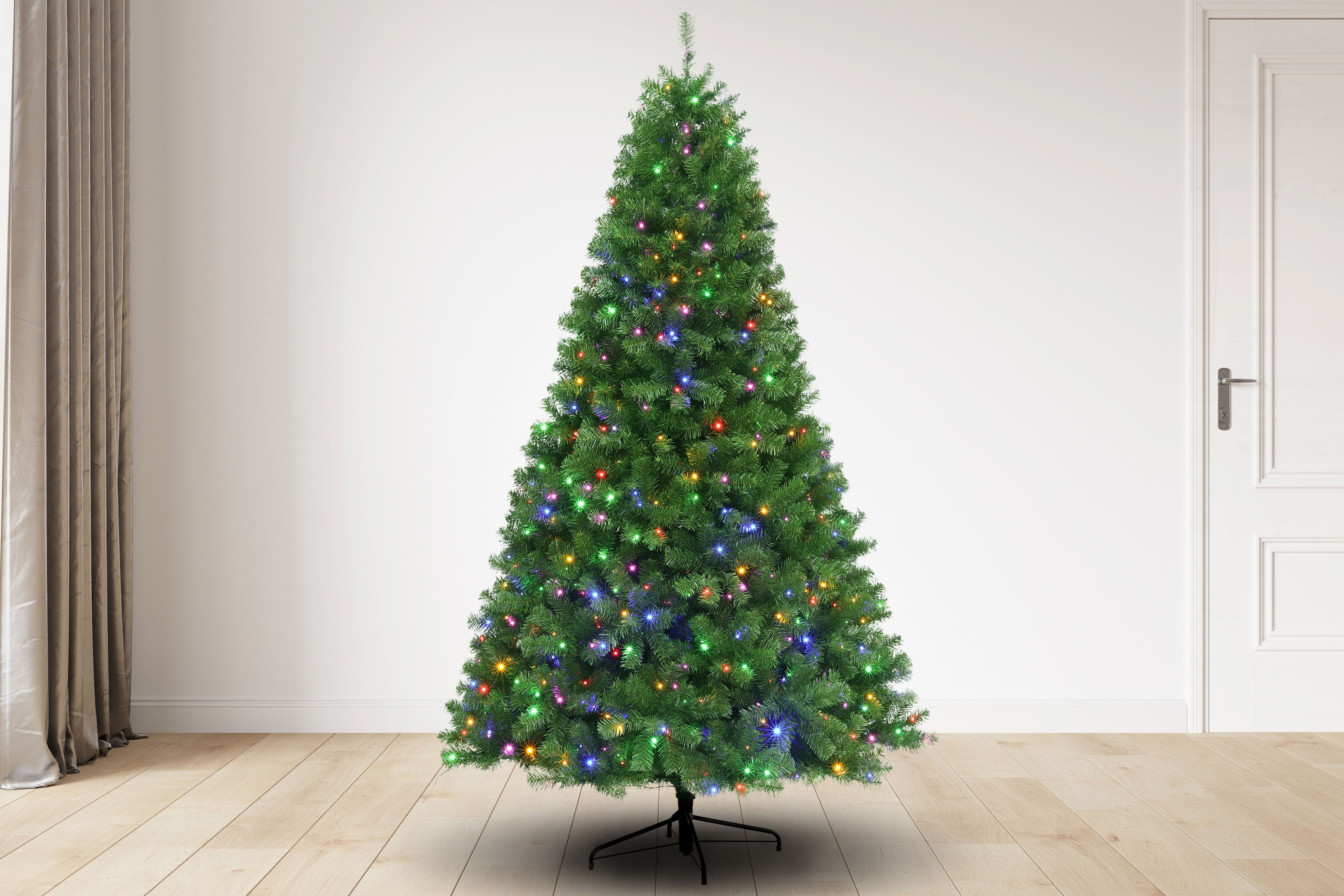 Montauk Fir Supreme Christmas Tree w/LED Dual Color lights, 7.5