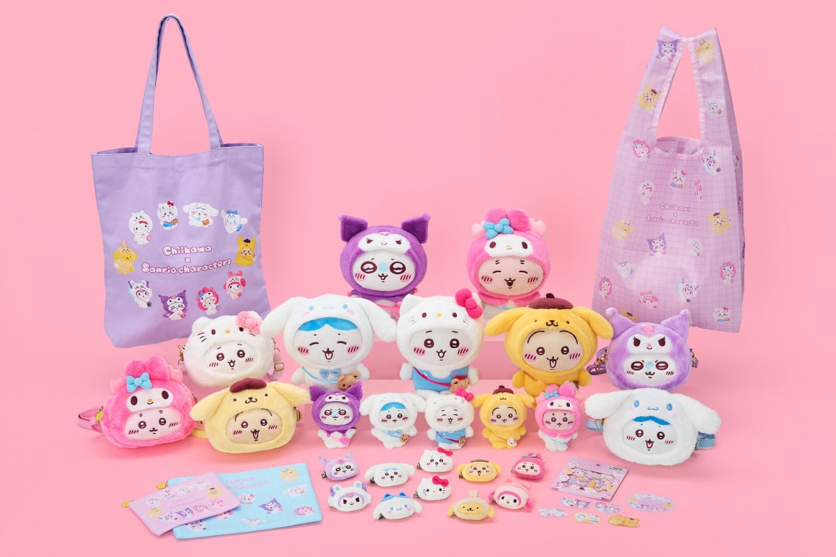 ちいかわ×サンリオキャラクターズ」コラボ なりきりデザインで登場