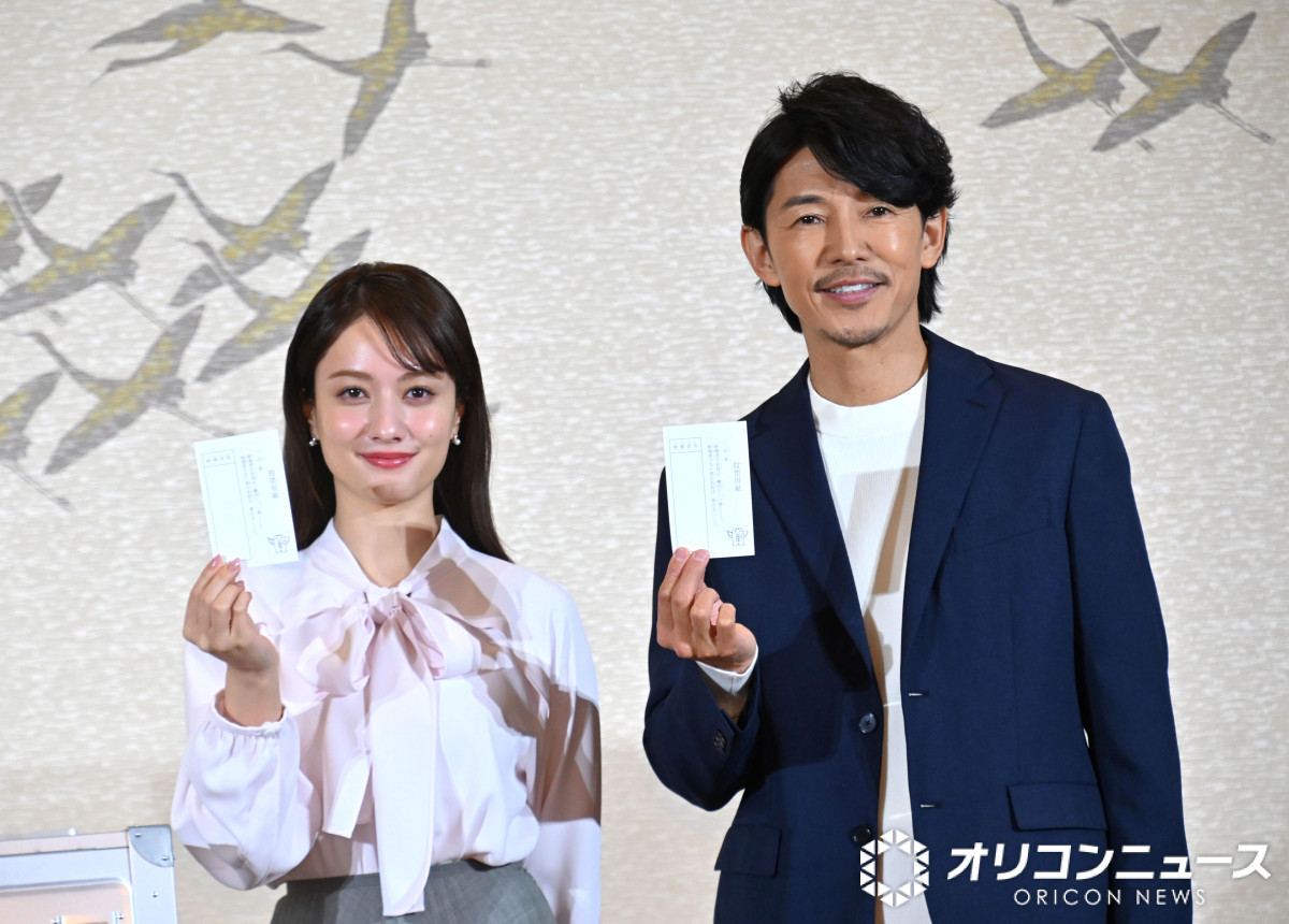 藤木直人＆谷まりあ、衆院選イメージキャラクター就任 大雪・受験