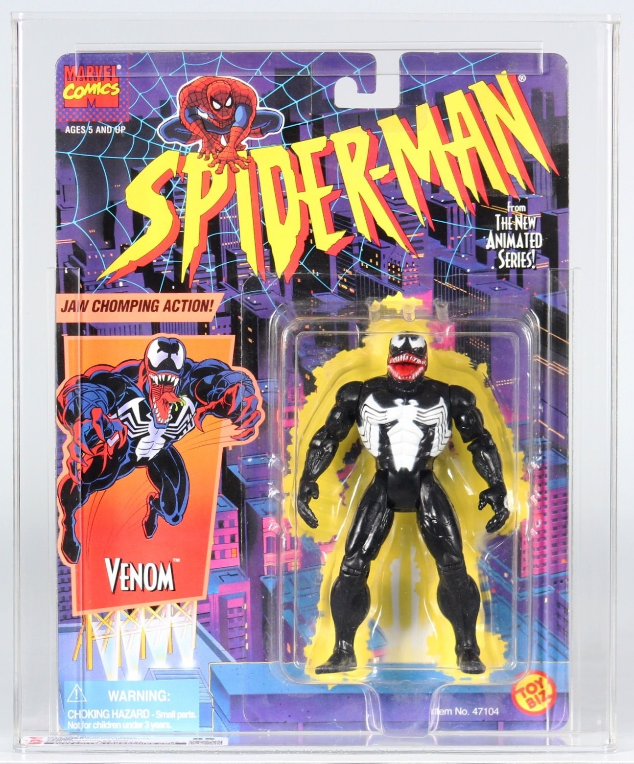 1996 Toy Biz Spider-Man Animated Series Carded Action Figure
