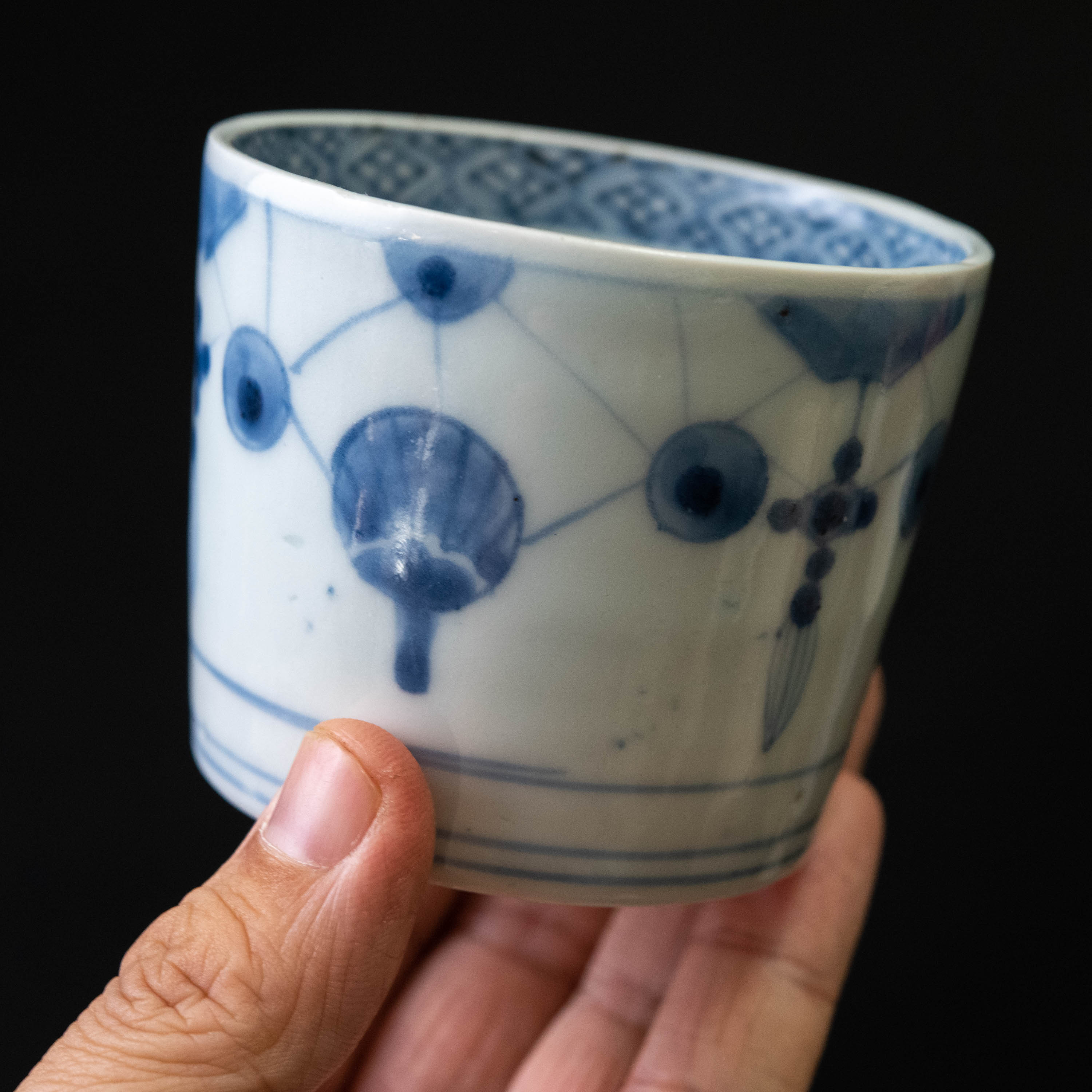 陶磁器 :: 伊万里 瓔珞文 そば猪口 | COTTOU.JP 骨董の通販マーケット