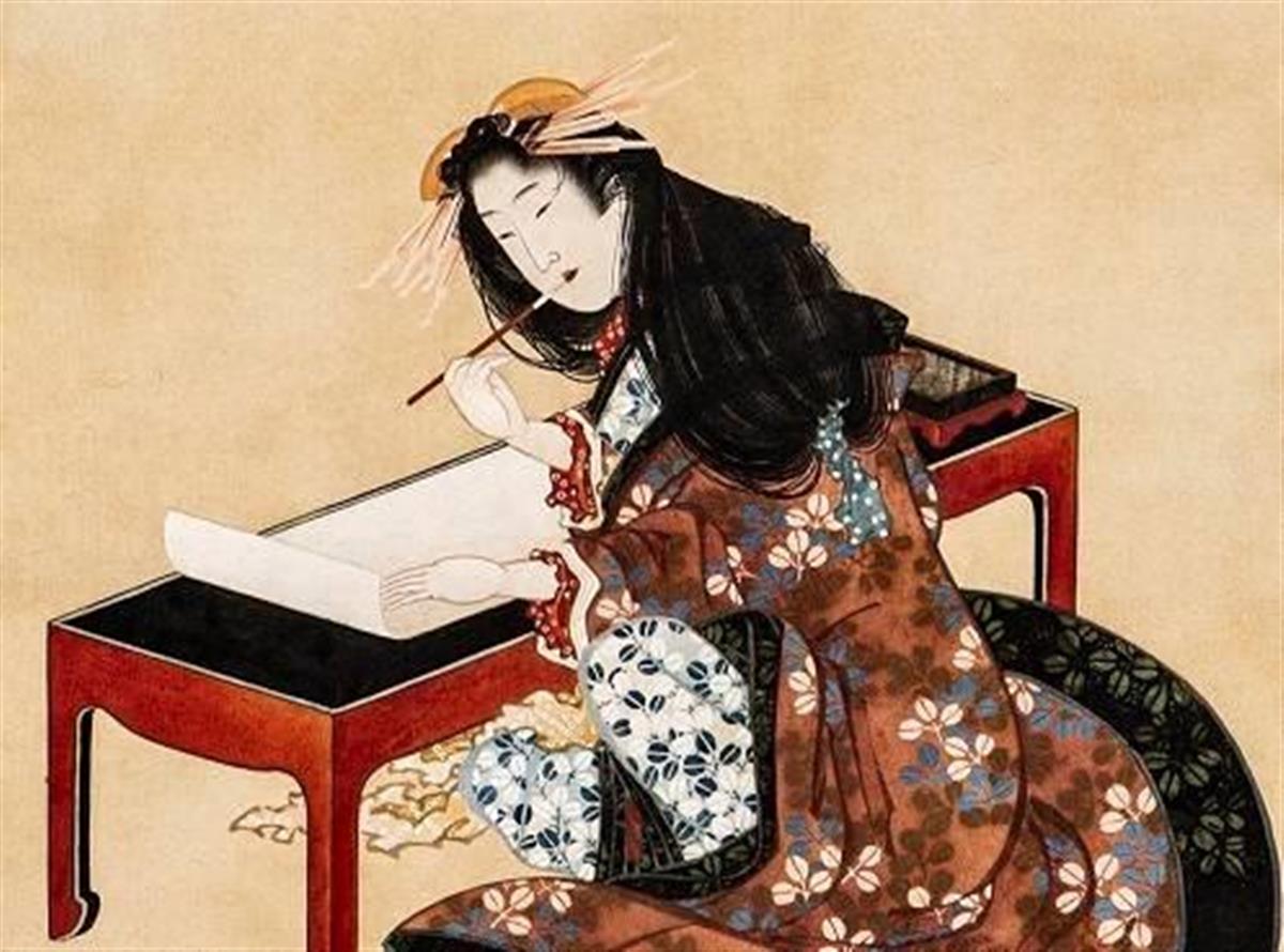 艶やかな黒髪美人は誰？ 北斎の肉筆画初公開（1/2ページ） - 産経ニュース