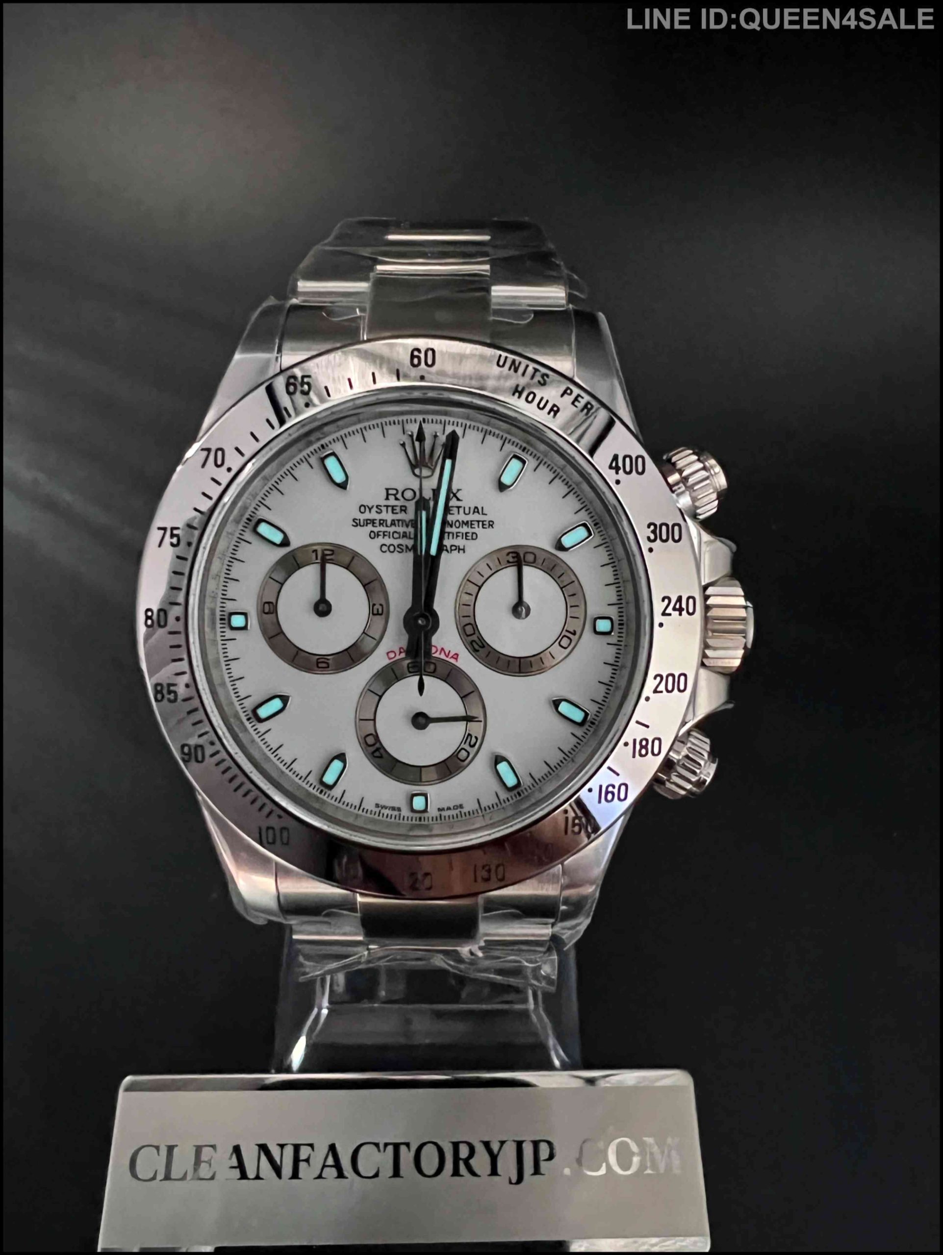 CLEANクリーン工場 ROLEXロレックス デイトナ116520ホワイト文字盤 cal