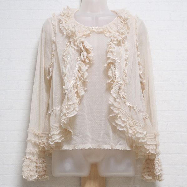 生成ドットチュールブラウスセット - ピンクハウス通販｜リサイクル