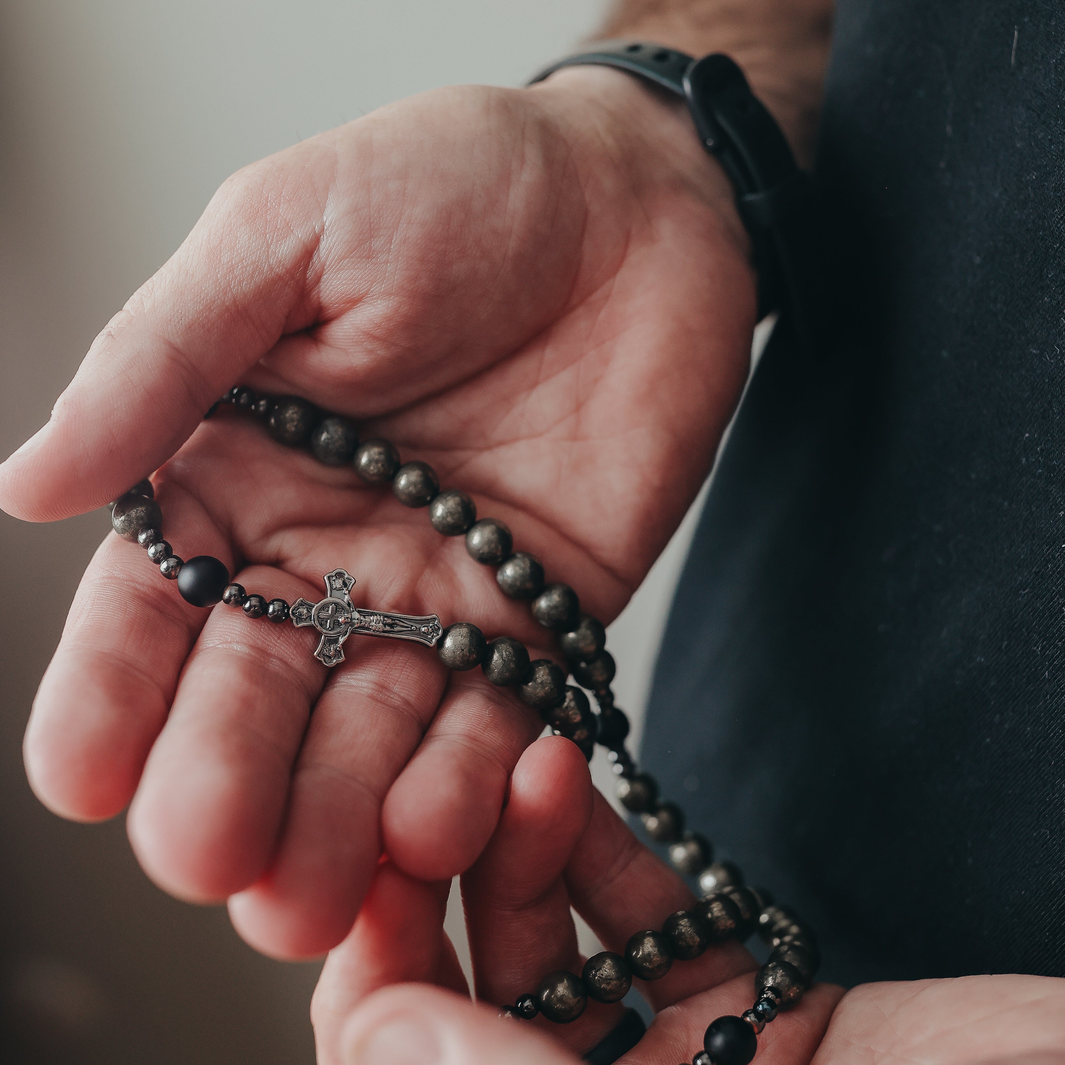 St.Michael | Rosary Bracelet | Triple Wrap – Crux Invicta