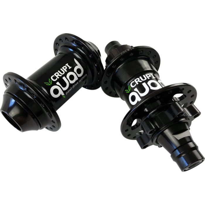 Crupi Quad Disc 20mm Bolt Through Front Hub Set - CrucialBMXShop.com