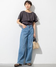 一部先行予約/見上愛さん着用/接触冷感】23区DENIM サマー ストレート