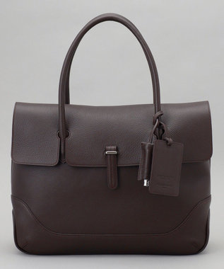 別注/日本製【PELLE MORBIDA×GOTAIRIKU】レザー フラップトートバッグ