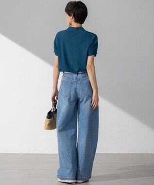 Oggi6月号掲載/接触冷感】23区DENIM サマー タック ワイド パンツ / 23