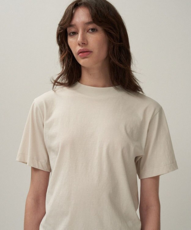 FRESCA NUBUCK | モックネックTシャツ / ATON | ファッション通販