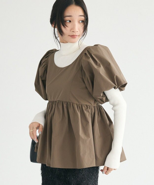 パフスリーブペプラムブラウス / CRAFT STANDARD BOUTIQUE